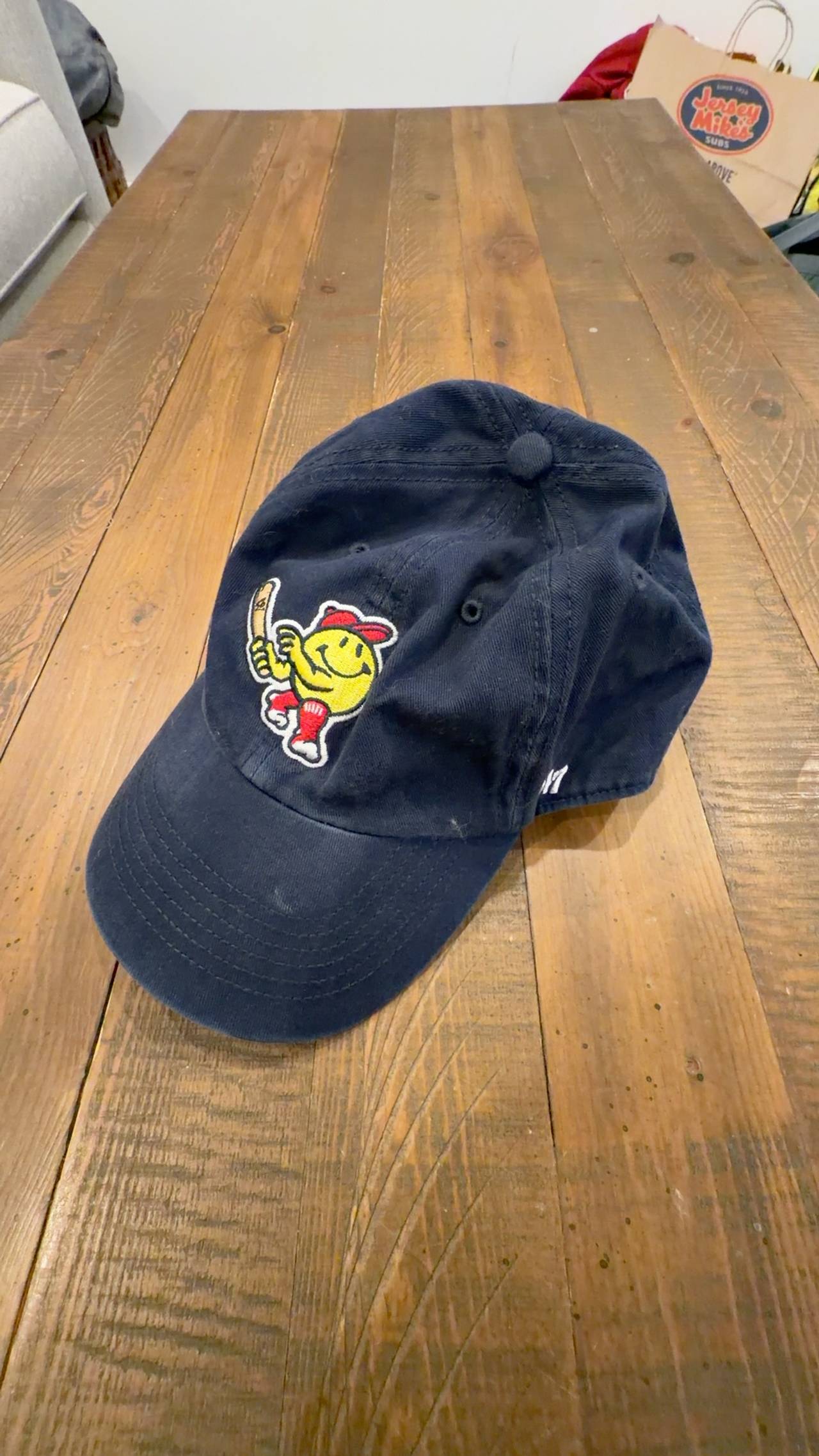 Minor League WOO SOX Adjustable Navy Cap 47 BRAND SMALL 