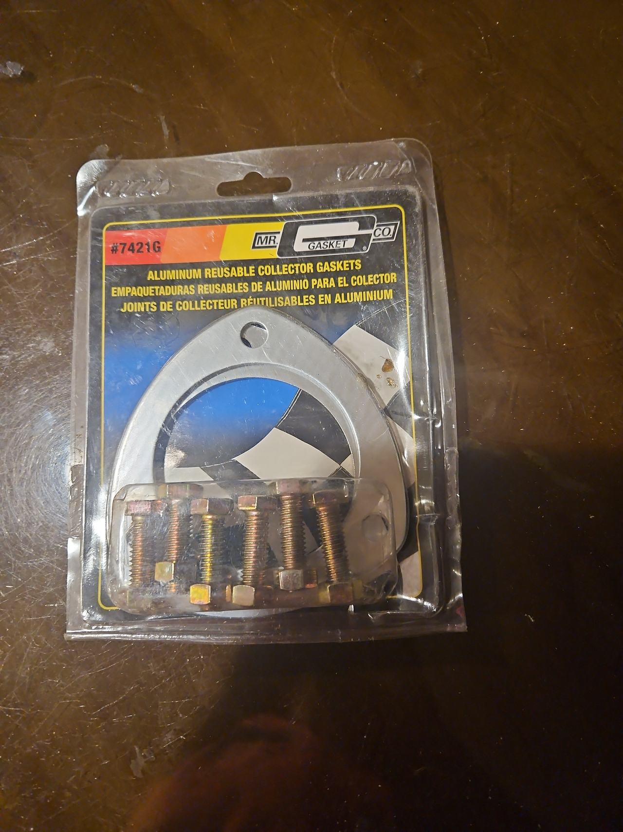 Mr. Gasket 7421G Aluminum Reusable Collector Gaskets