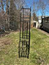 Metal Garden Arch with Gate - Image 4