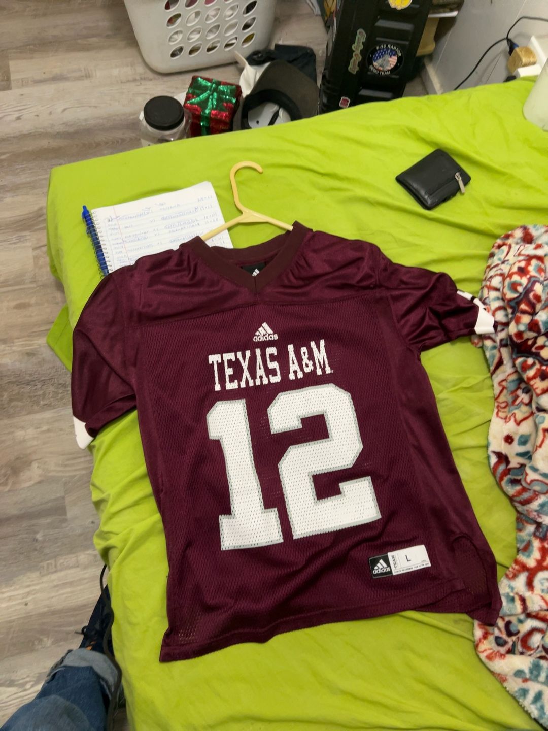 Adidas Texas A&M Aggies Football Jersey Maroon