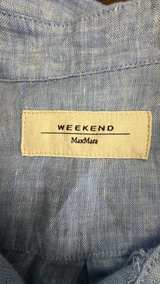 Weekend Max Mara Linen Button-Down Shirt US size 10 - Image 5