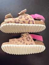Mini Boden Pink Leopard Print Sandals Size 27 - Image 6