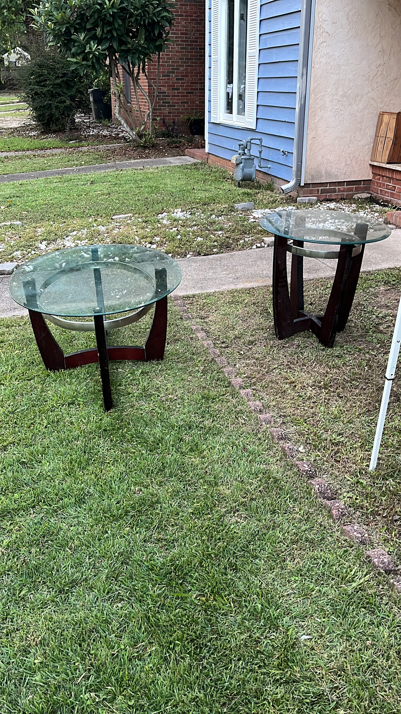 Glass Top End Tables