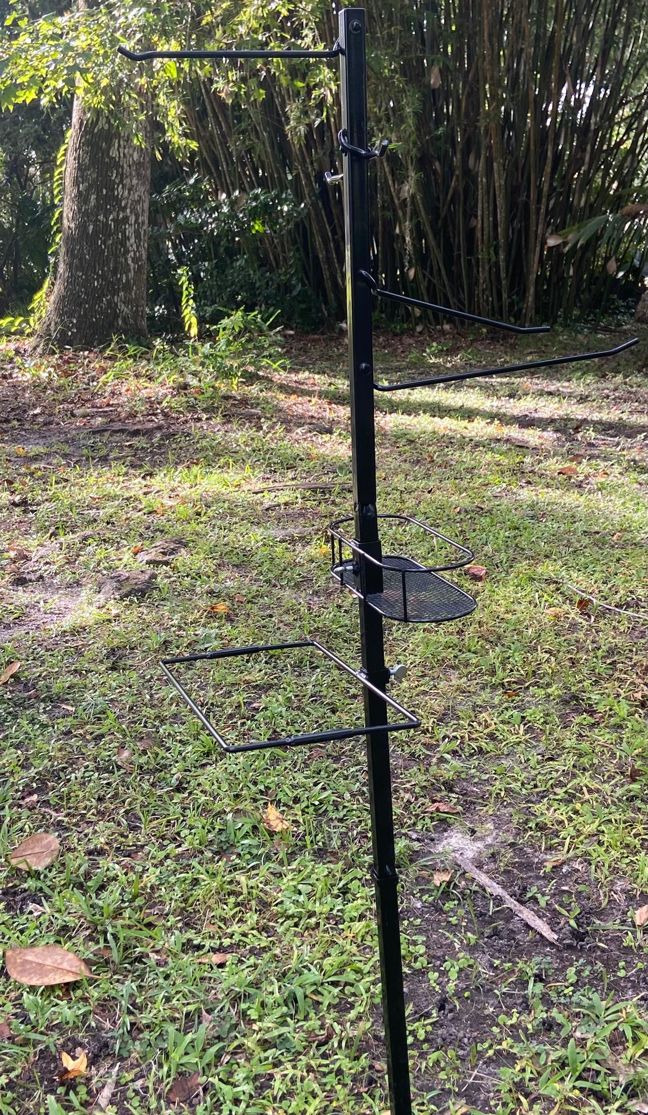 Camping Table Pole with Ground Stake