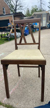 Vintage Leg-o-matic Double X-Back Folding Chairs - Image 2