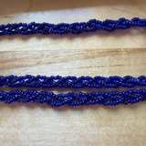 Vintage André Cellini Blue Sequin Beaded Evening Bag Clutch Purse Crossbody - Image 4