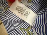 Industry Blue Striped Floral Two-Piece Set Size Small - Image 2