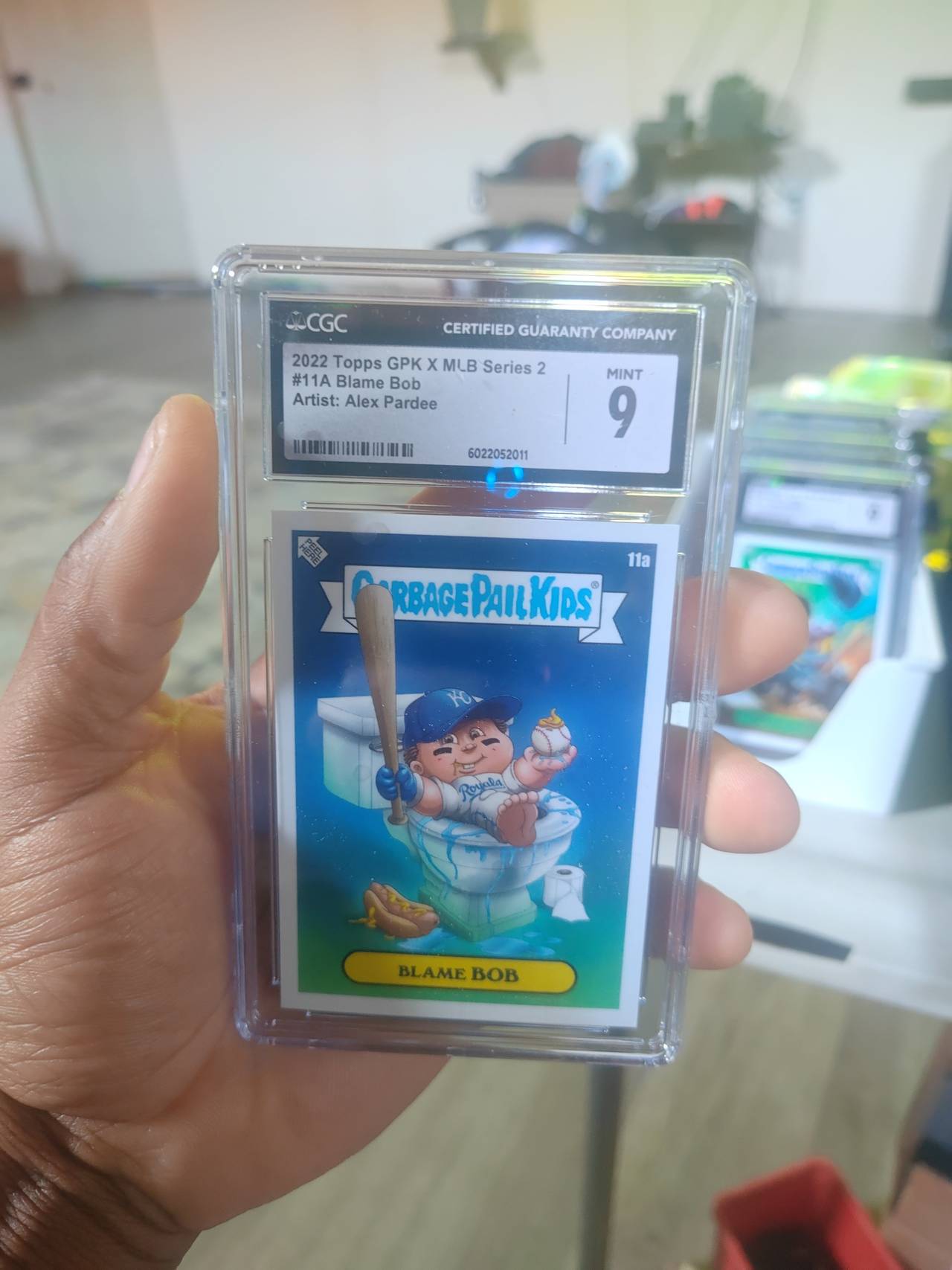 2022 Topps GPK x MLB Series 2 #11A Blame Bob Alex Pardee CGC 9