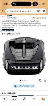 Cobra RAD 480i Laser Radar Detector - Image 1
