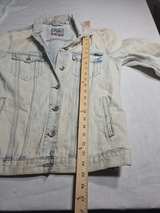 Vintage Superdry Light Wash Denim Trucker Jacket US 6 - Image 7