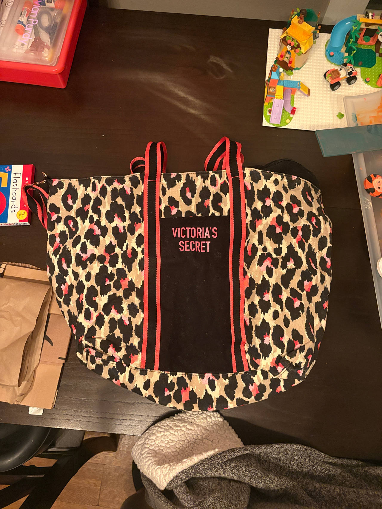 Victoria's Secret Leopard Print Tote Bag