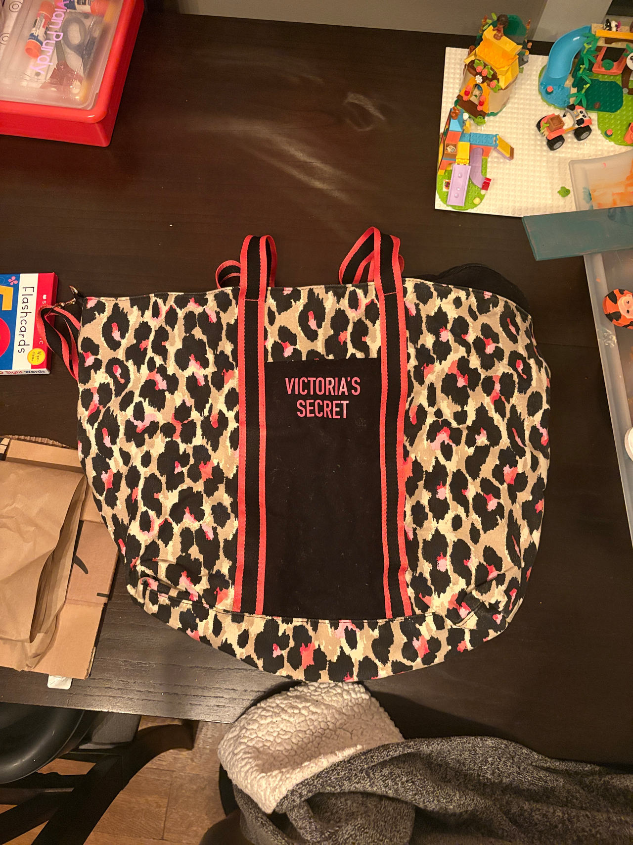 Victoria's Secret Leopard Print Tote Bag