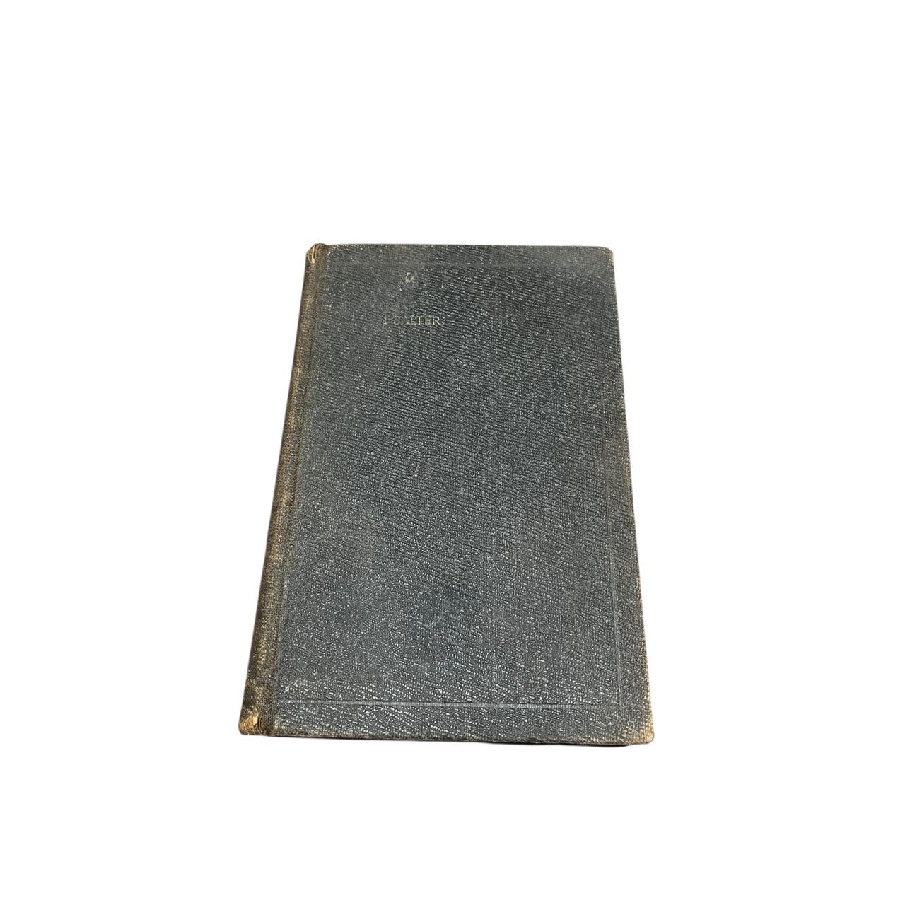 Antique Vintage Psalter Religious Book 1926