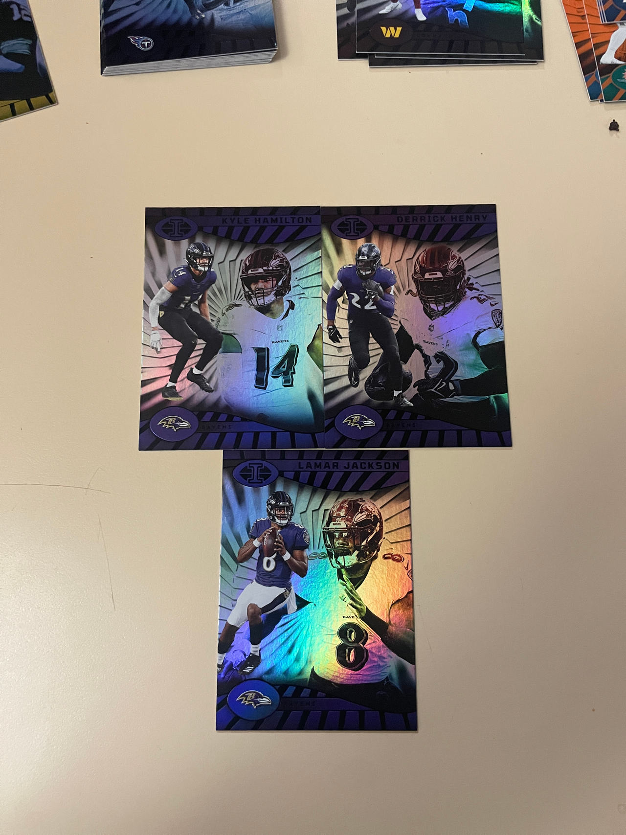 Panini Illusions Football Trading Cards - Baltimore Ravens