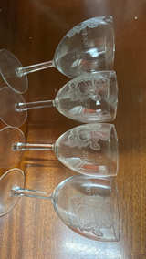 Custom Engraved Clear Wine Glass - Image 5