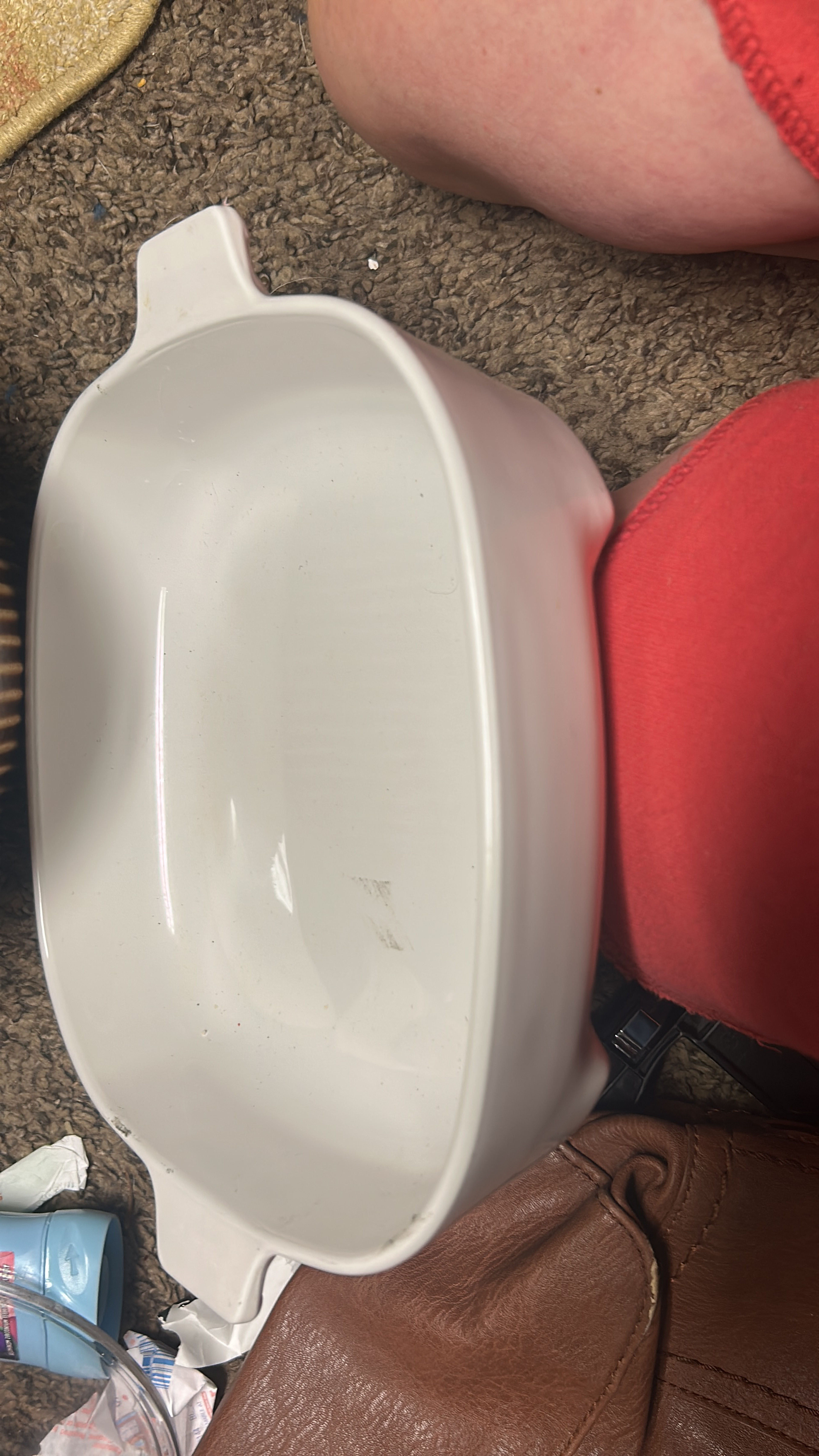 CorningWare White Casserole Dish