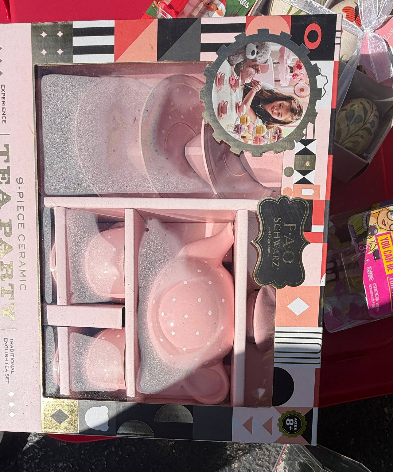 FAO Schwarz 9-Piece Ceramic Tea Party Set