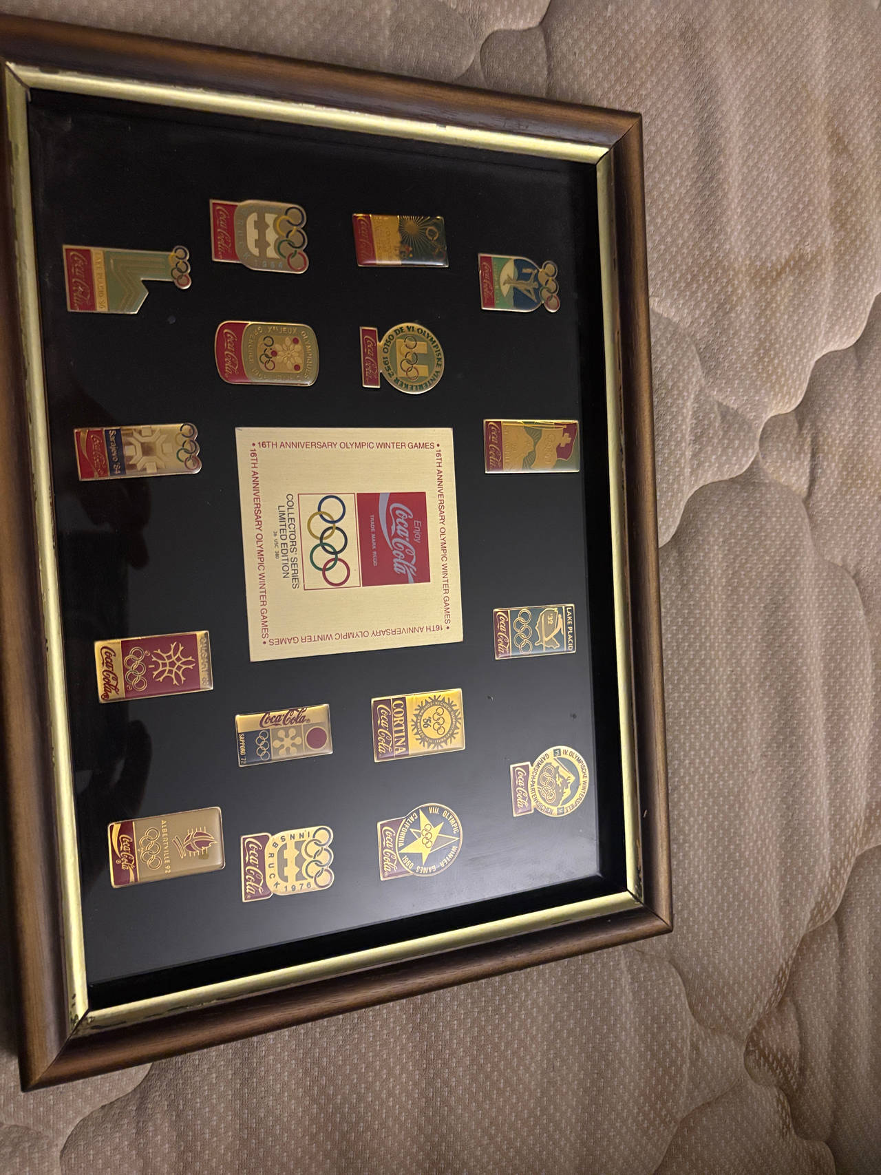 Coca-Cola Olympic Winter Games 60th Anniversary Pin Set