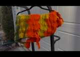 Vintage Handmade Crochet Afghan Blanket - Image 4
