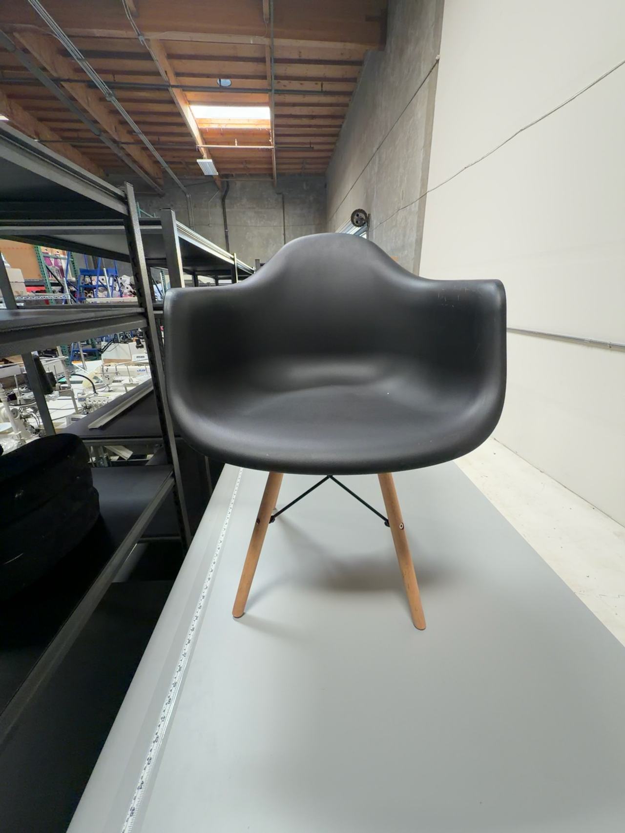 Mid-Century Modern Black Accent Chair set of 2