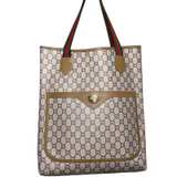 Gucci GG Supreme Tote Bag Brown - Image 1
