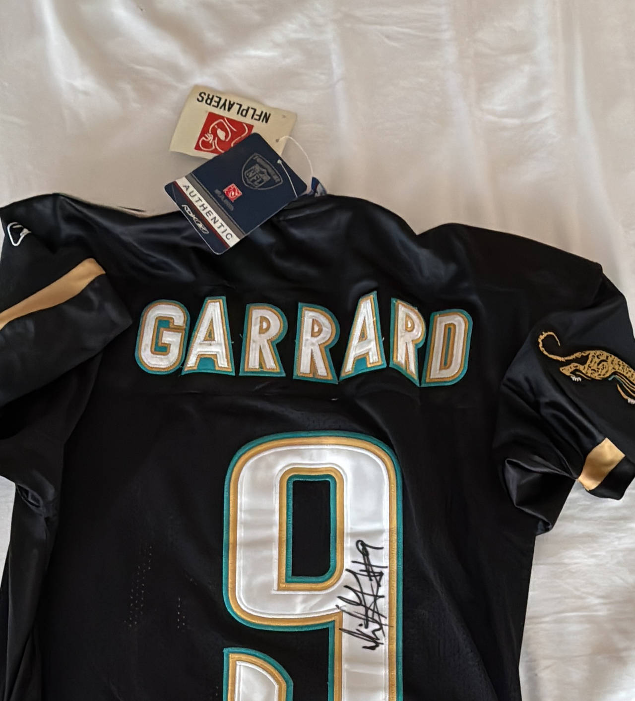 Reebok David Garrard Jacksonville Jaguars Autographed Jersey
