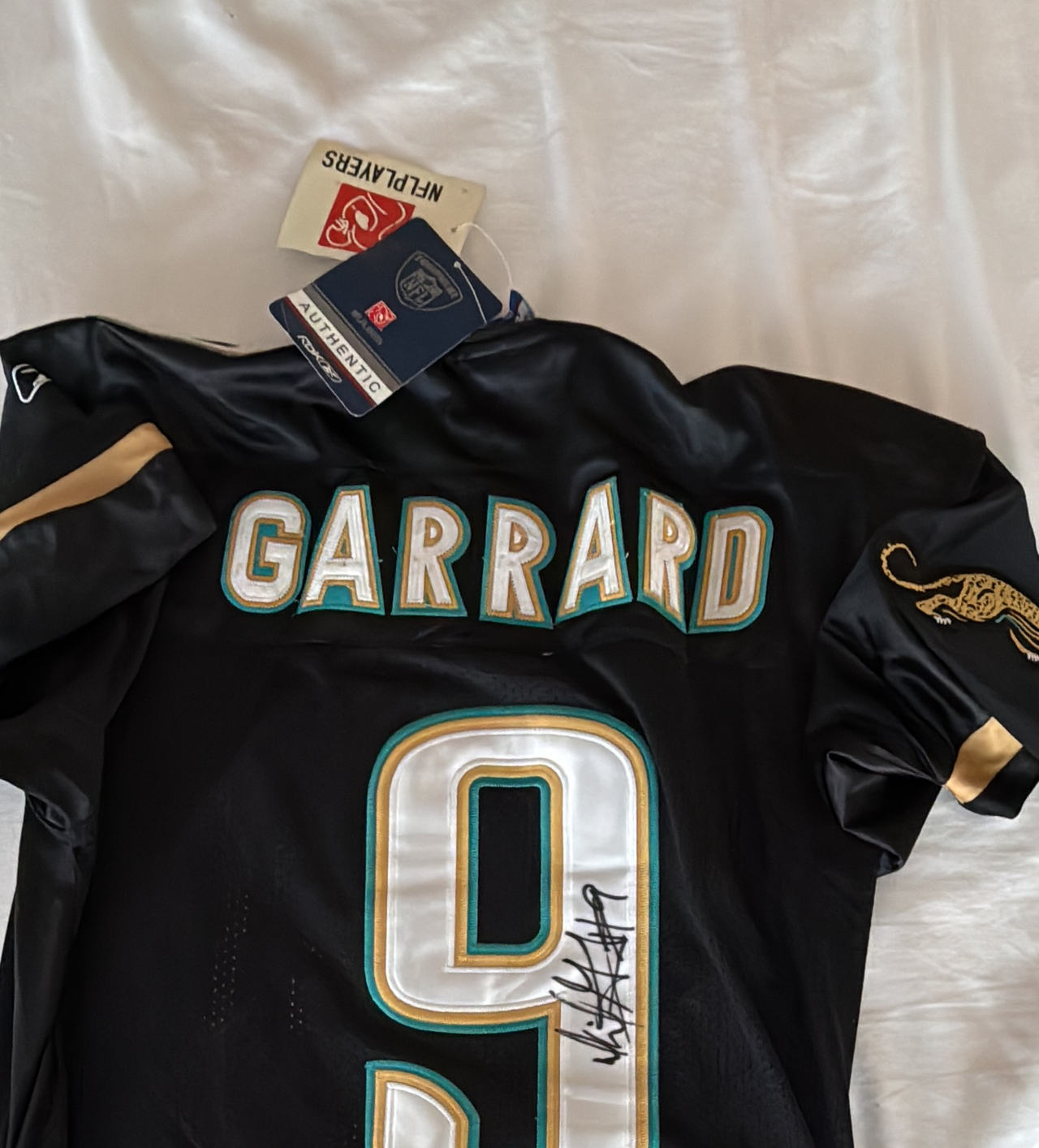 Reebok David Garrard Jacksonville Jaguars Autographed Jersey