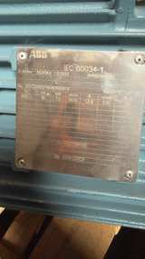 ABB 3-Phase Induction Motor w/ homogenizer attachment - Image 1
