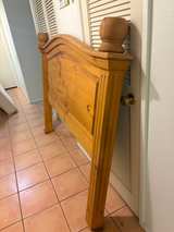 Solid Pine Arched Headboard with Finials - Image 2