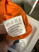 Yves Saint Laurent Vintage Logo T-Shirt Orange - Image 3