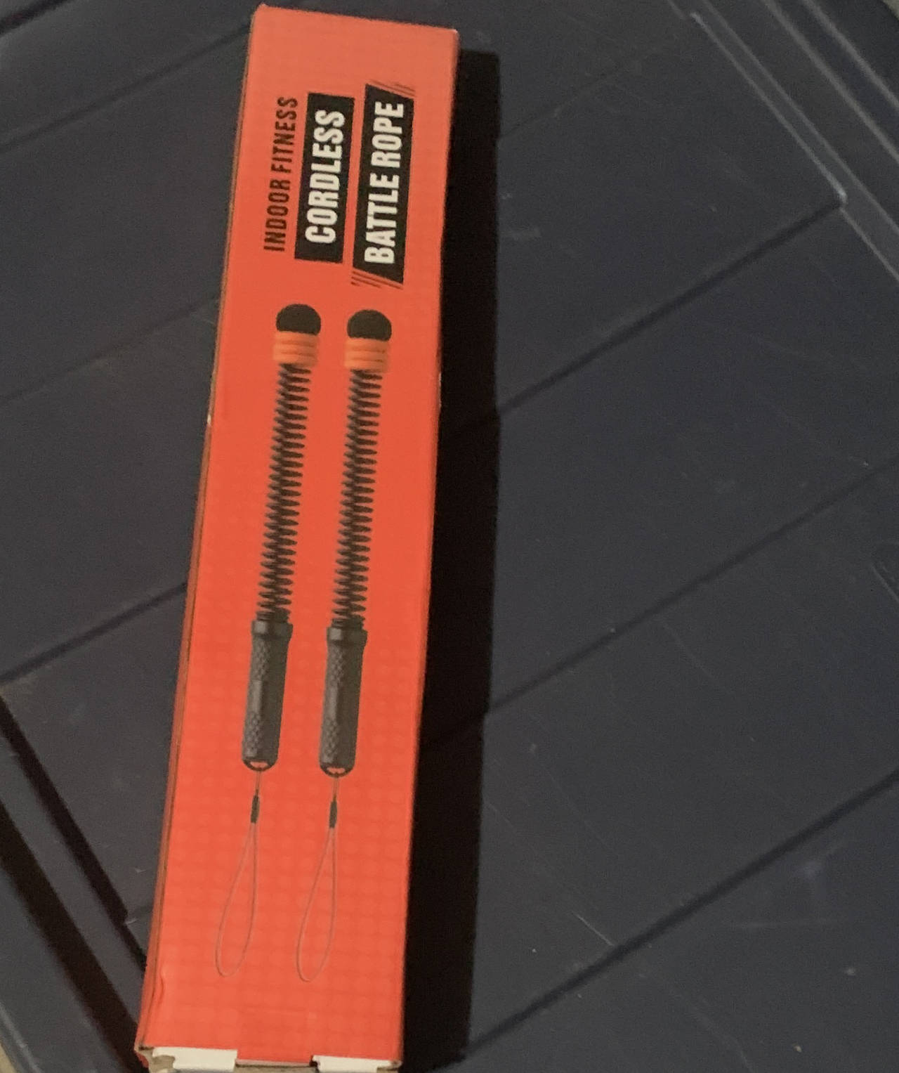 Cordless Battle Rope Set with Weighted Handles