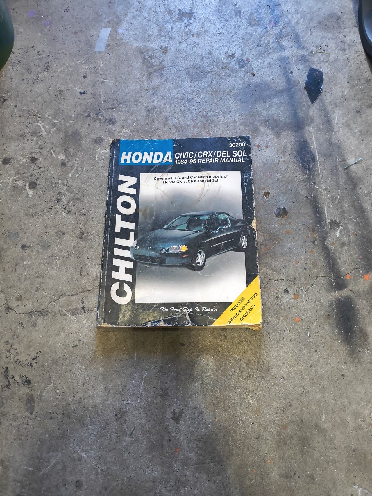Chilton Honda Civic/CRX/del Sol 1984-95 Repair Manual 30200