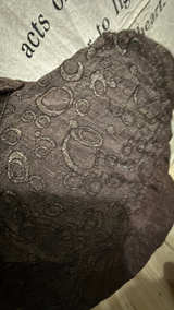 Short Sleeve Smock Shirt Chocolate Brown - Image 3