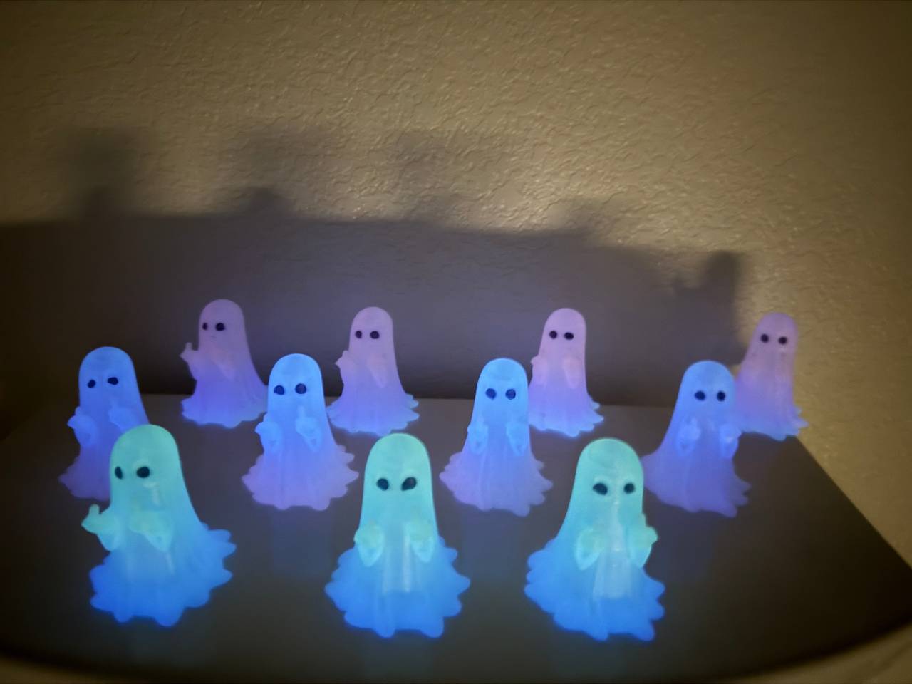 Glow in the Dark Ghost Figurines