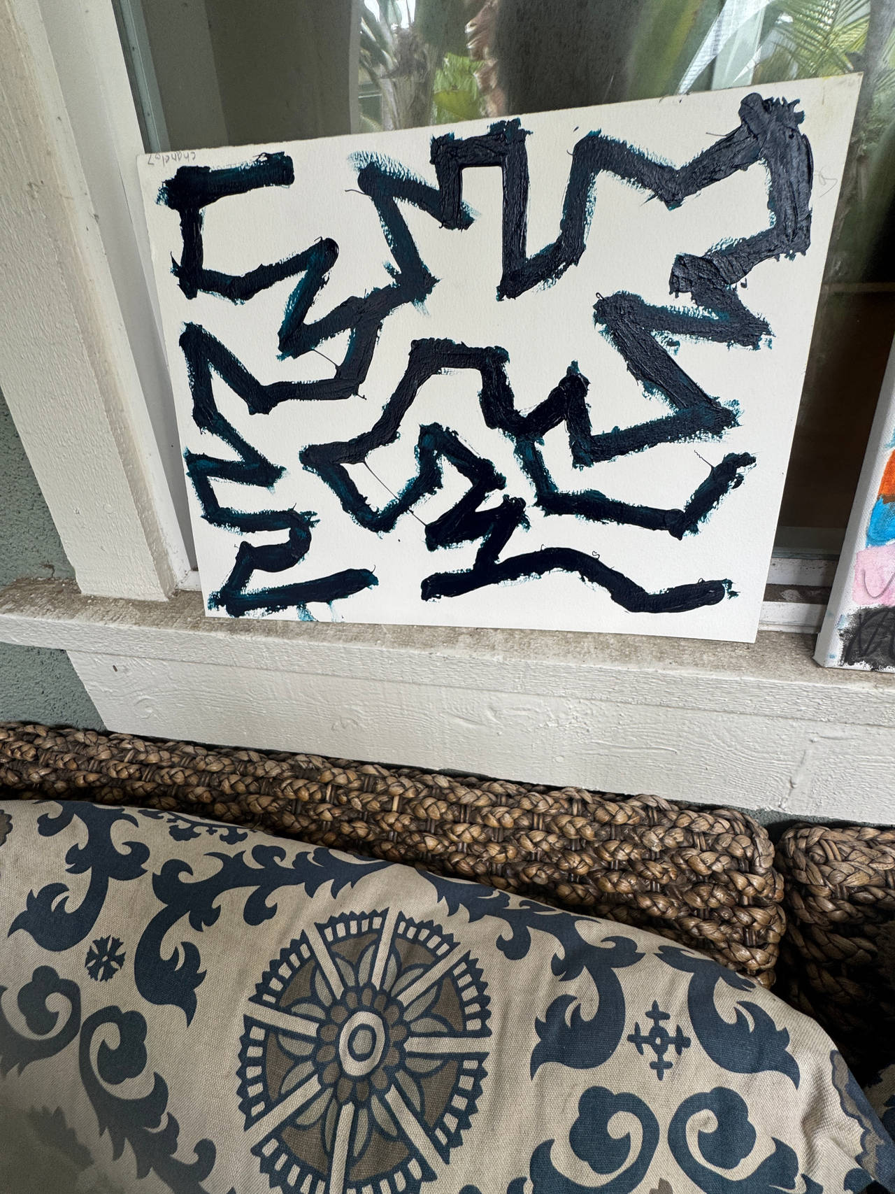 Abstract Acrylic Painting