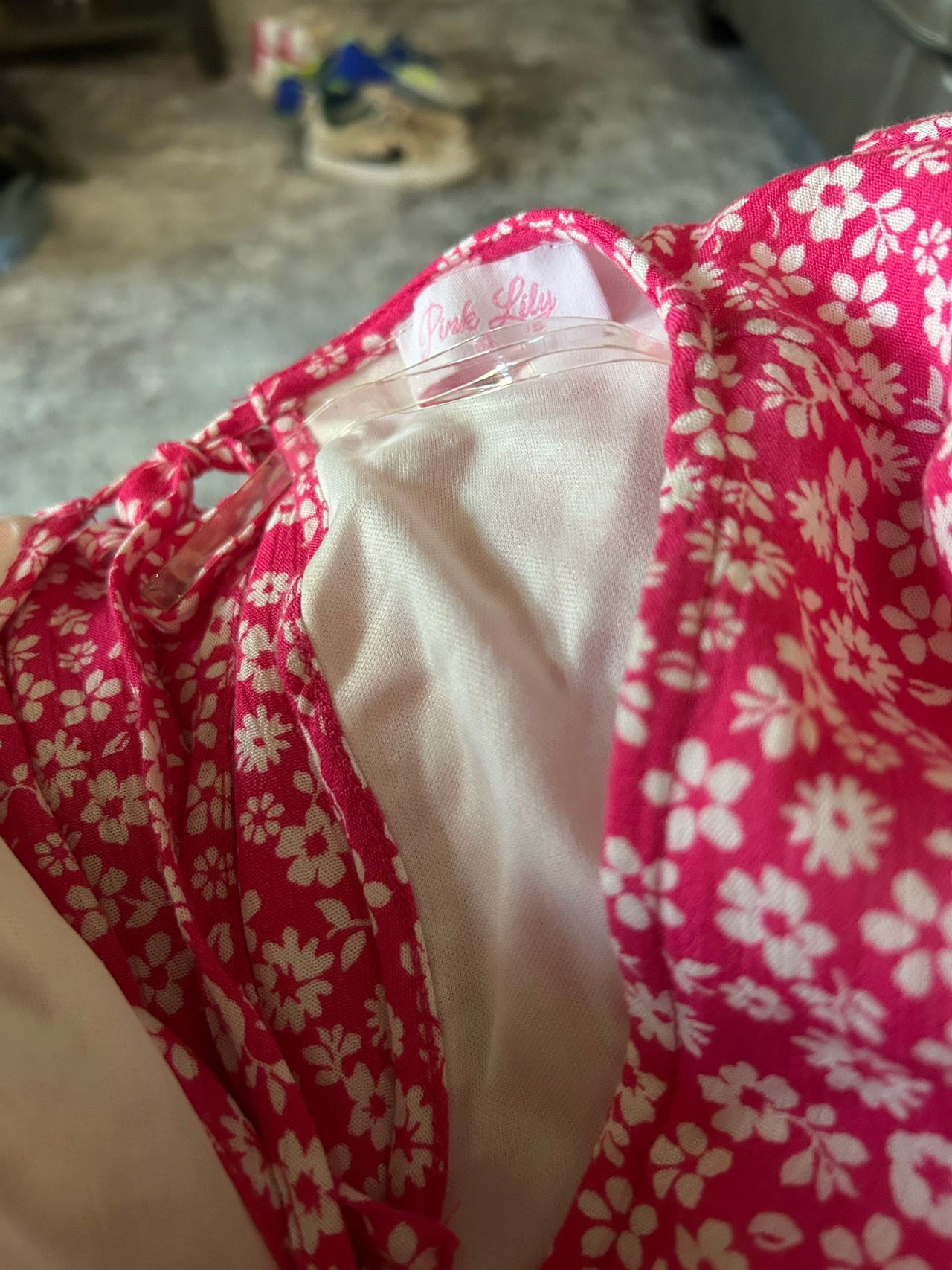 Pink Lily Floral Dress