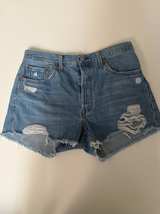 Levi's Women's 501 Original High Rise Shorts 29 EUC - Image 1