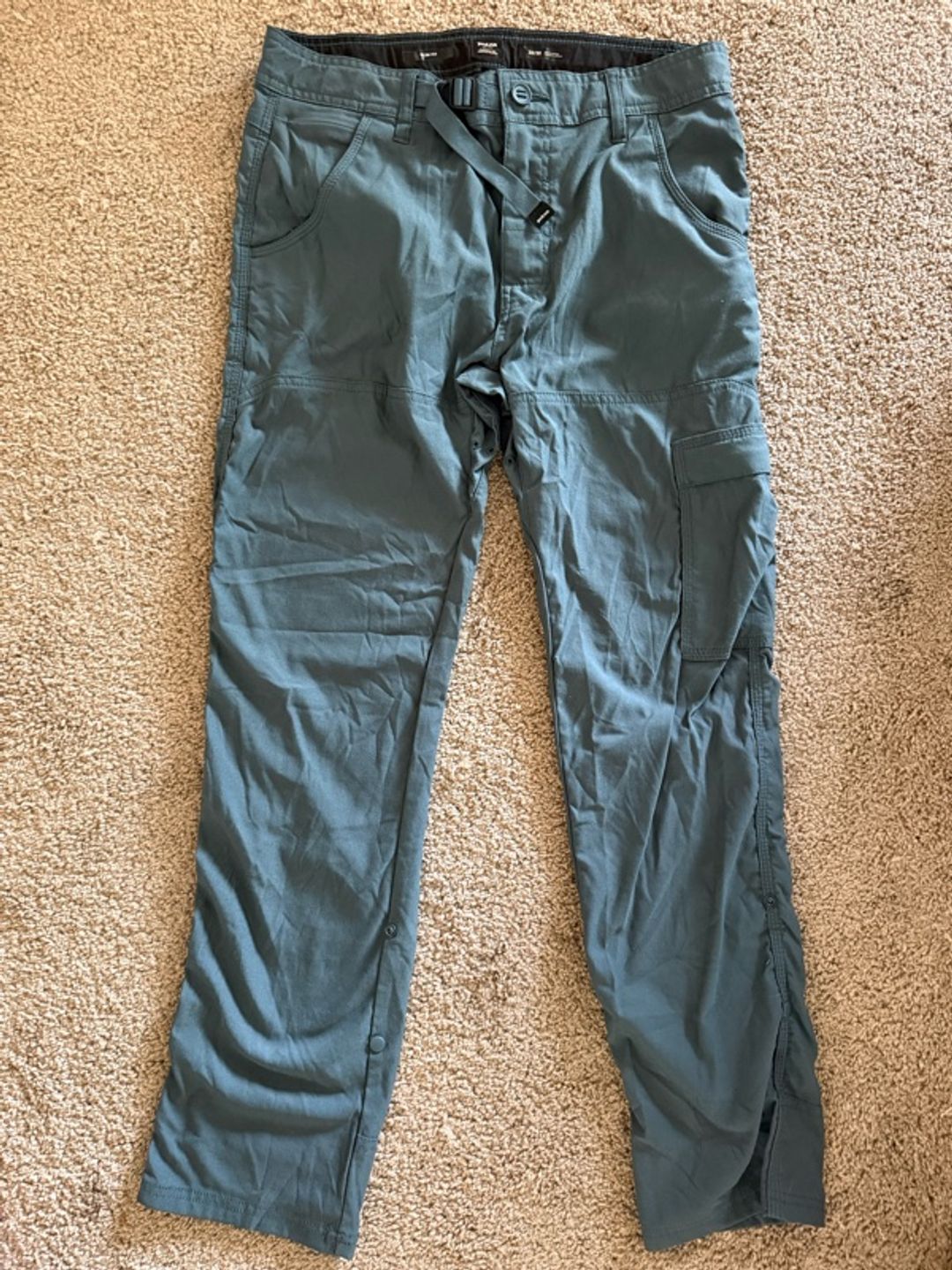 Prana Stretch Zion II Men's Gray Hiking Pants