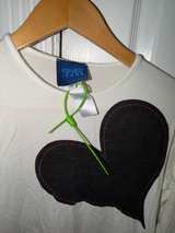 Kenzo Jeans Big Heart Long Sleeve Shirt Size Medium - Image 5