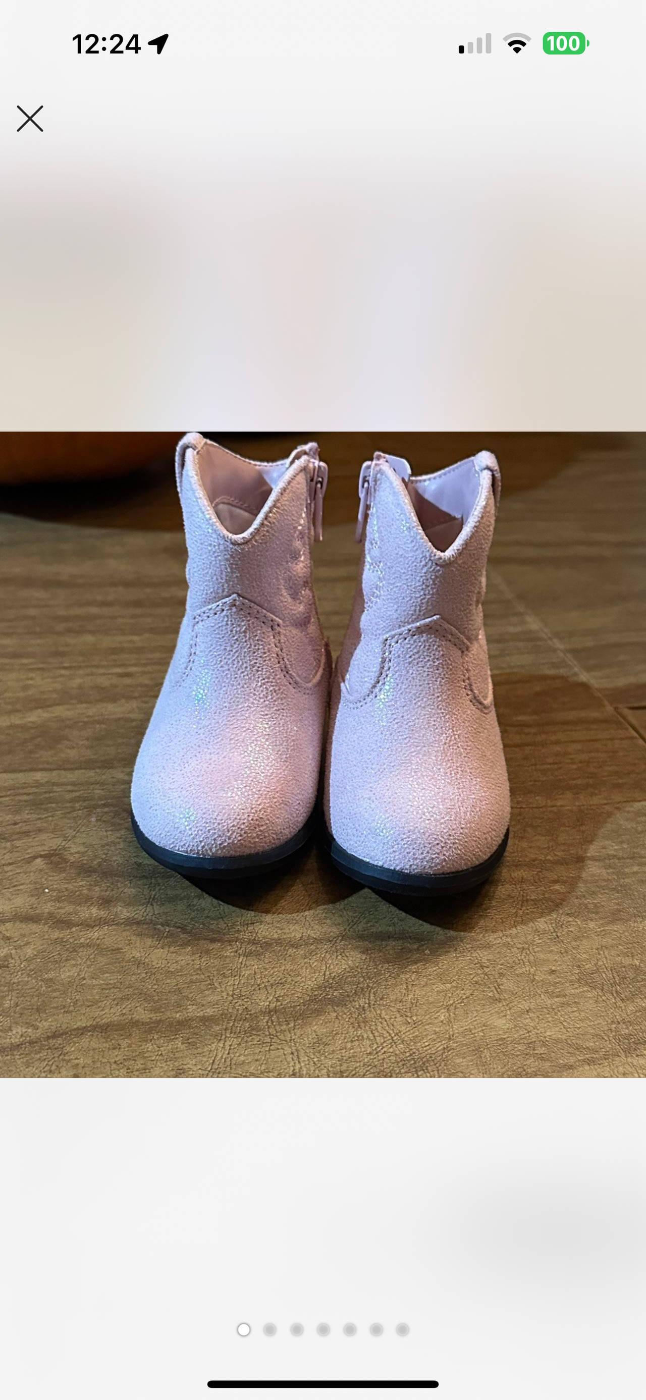 Toddler Pink Cowboy Boots