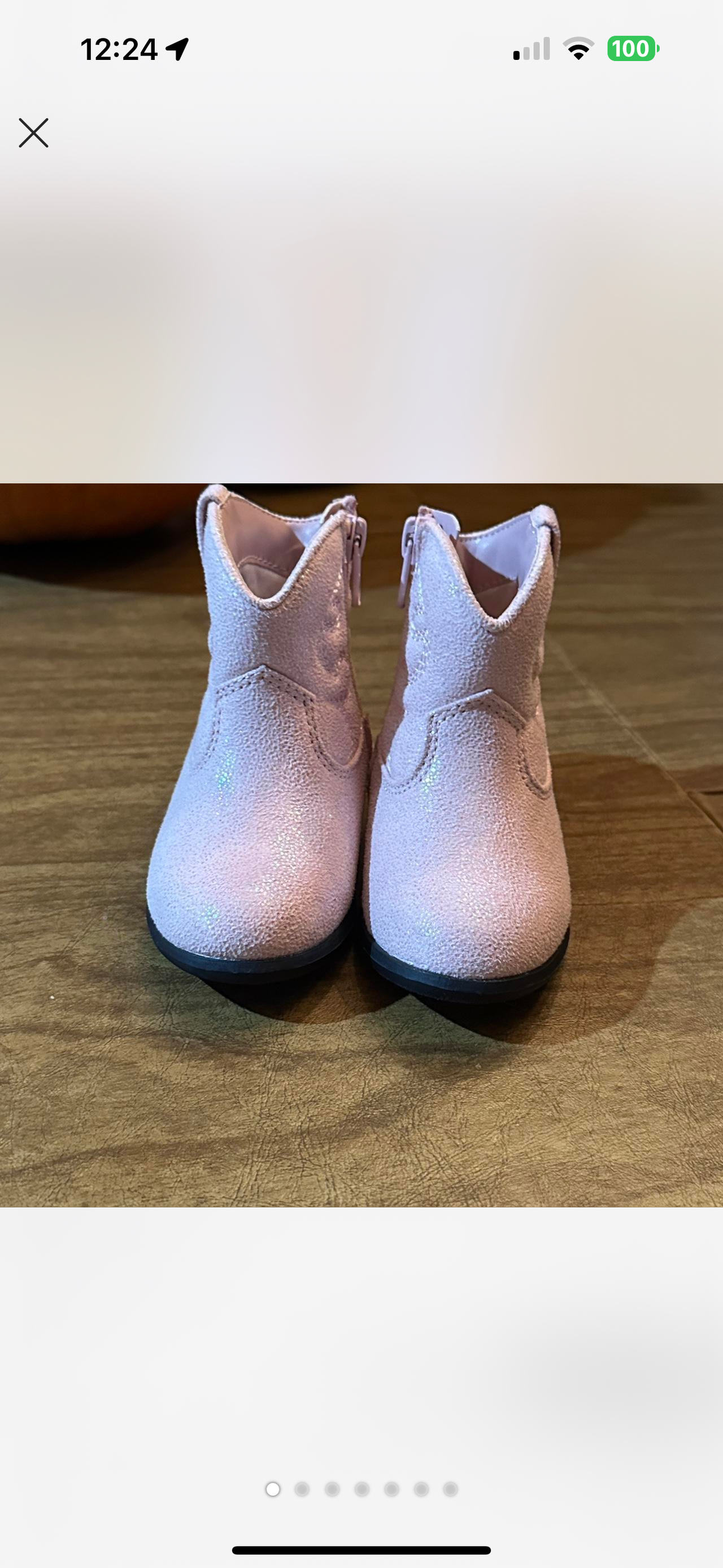 Toddler Pink Cowboy Boots