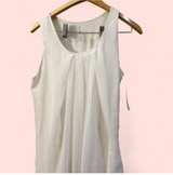 NY Collection Sleeveless Pleated Blouse - Image 1