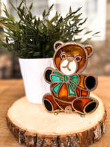 Stained Glass Teddy Bear Night Light - Image 4
