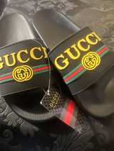 Gucci Original Slide Black Leather - Image 2