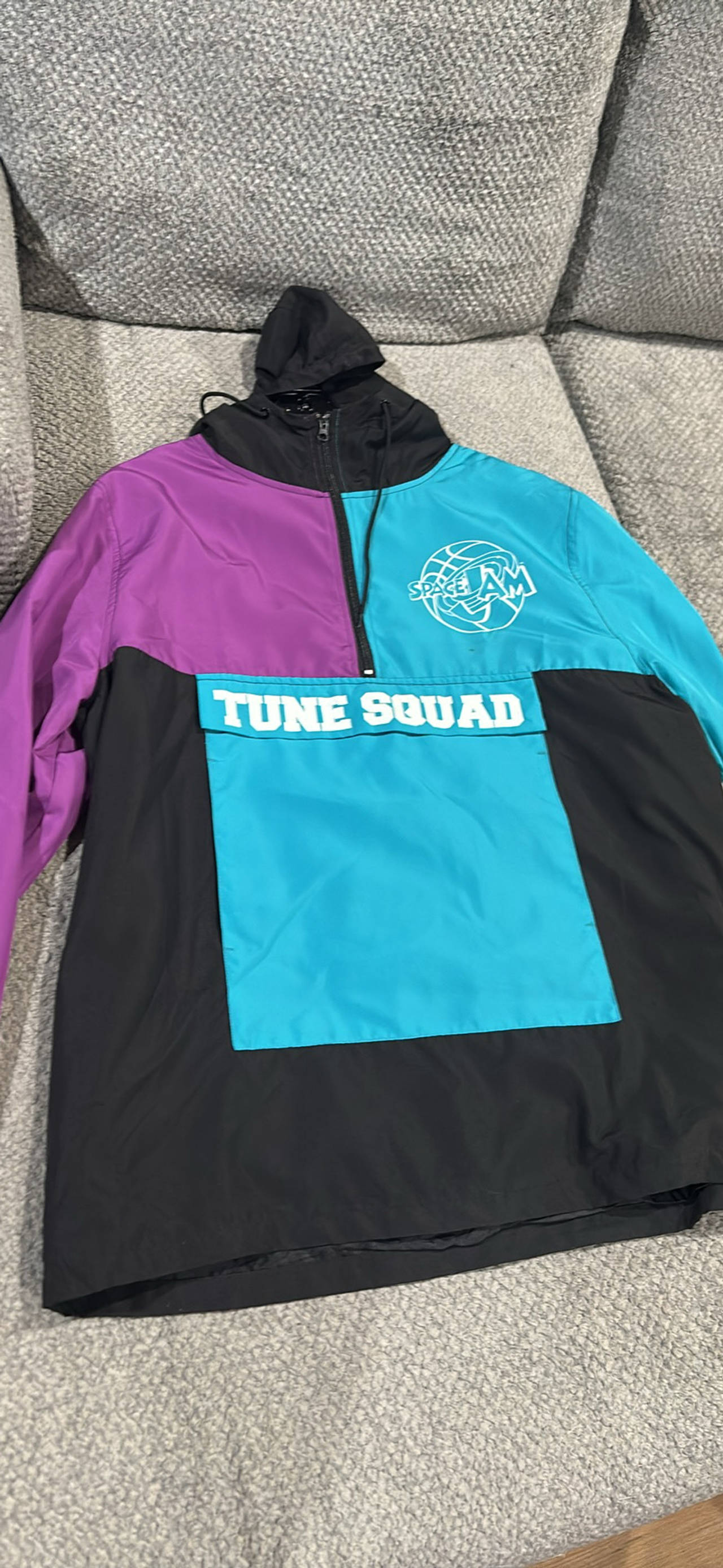 Space Jam Tune Squad Half-Zip Windbreaker Jacket