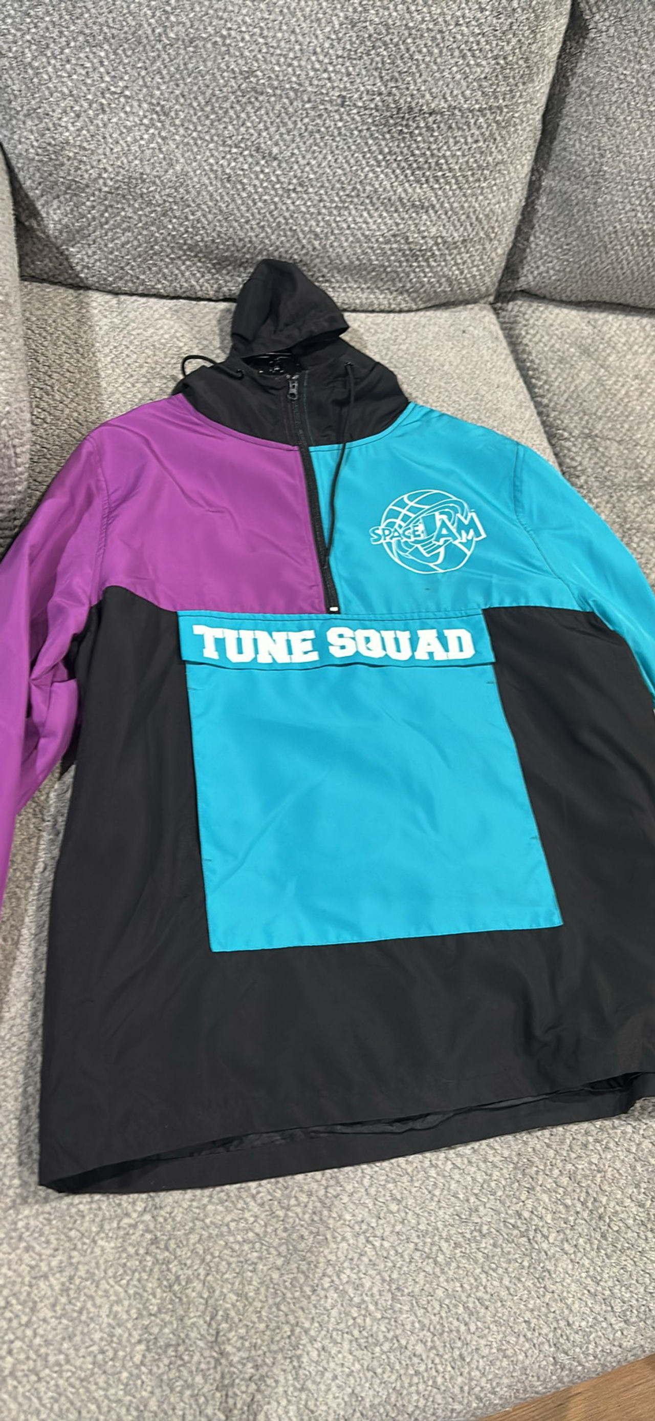 Space Jam Tune Squad Half-Zip Windbreaker Jacket