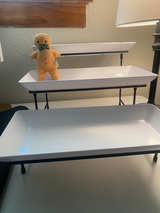 3-Tier Rectangular Serving Tray Stand - Image 1