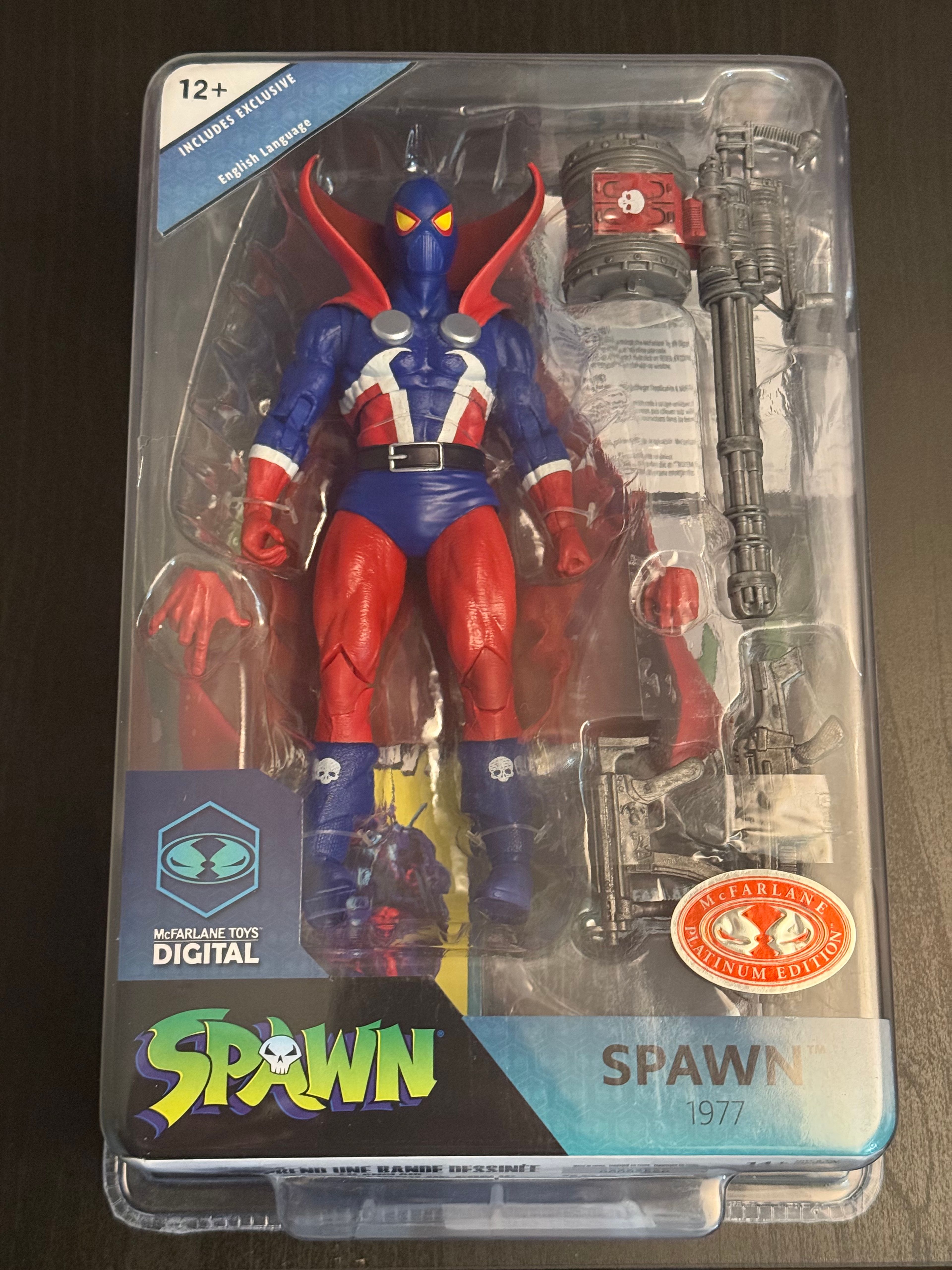 McFarlane Toys Spawn 1977 Red Platinum Edition Action Figure