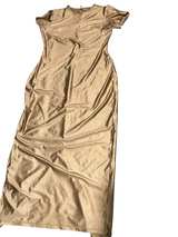 SKIMS Fits Everybody Metallic T-Shirt Maxi Dress Size 3X - Image 2