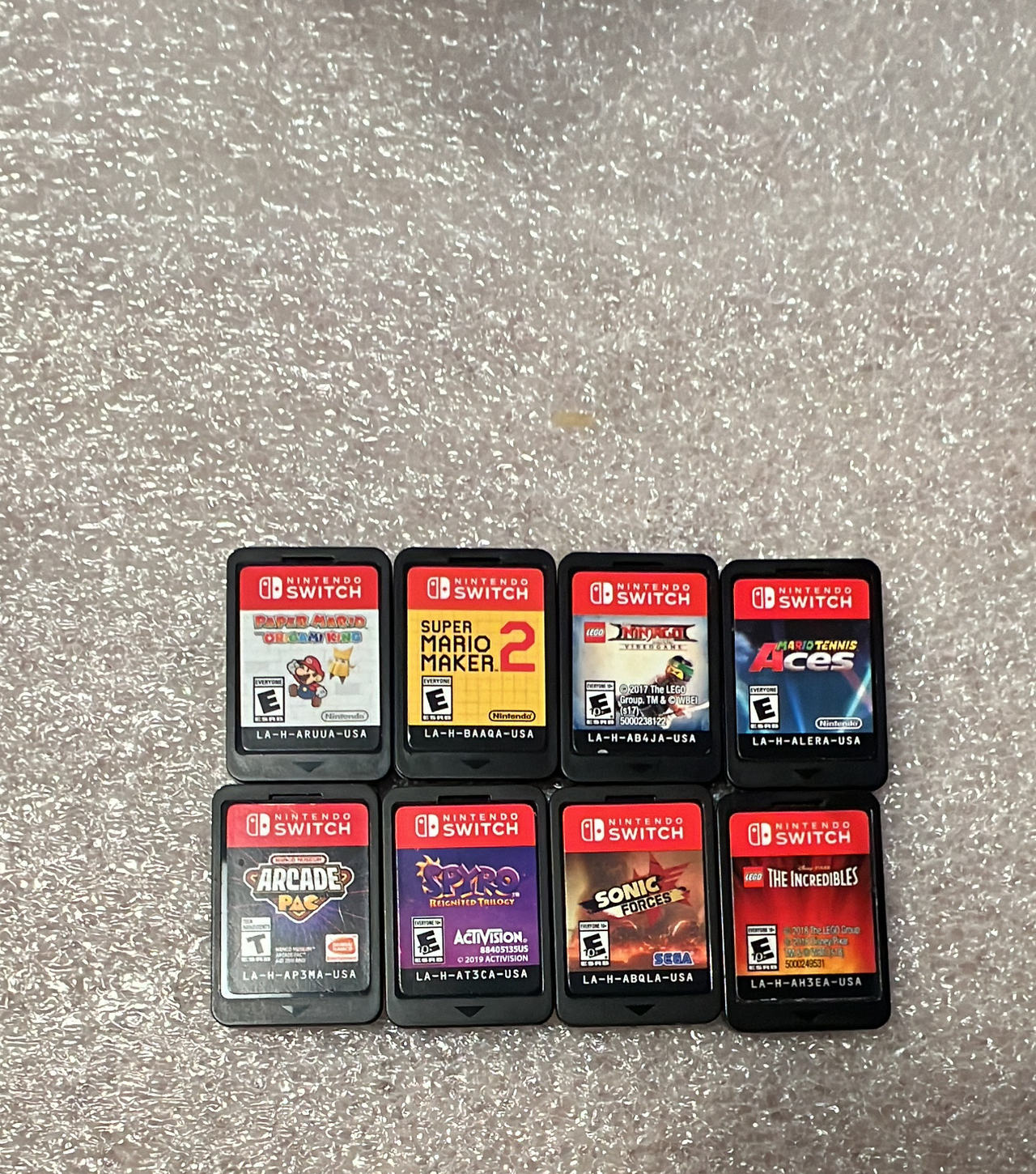 Nintendo Switch 8-Game Cartridge Lot